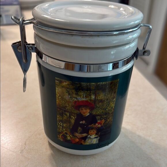 The Masterpiece Collection Ceramic Airtight Canister with Art Print - Gr… - Picture 13 of 13